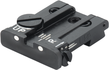 Browning Hi-Power Vigilante hausse réglable | points blancs