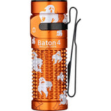 Olight Baton 4 Premium Edition | EDC flashlight with charging case | 1 300 lm - Spooky Web