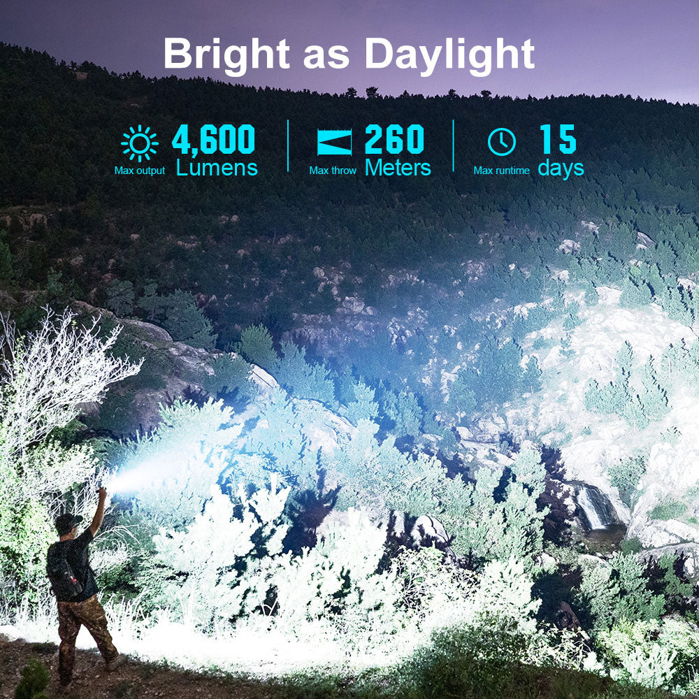 Olight Seeker 4 Pro | lampe haute puissance | 4.600 lm