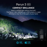Olight Perun 3 Mini | rechargeable headlamp | 1.250 lm