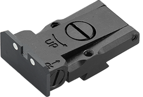 Remington 1911 R1 adjustable rear sight | white dots
