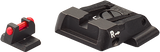 Smith & Wesson M&P organes de visée réglables | fibre optique