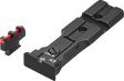 Smith & Wesson revolver [686 629 19 66 586 & other] red dot ready adjustable sights | fiber optic