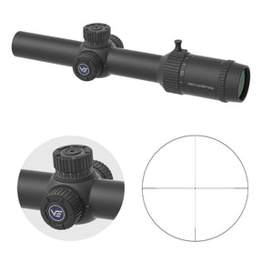 Vector Optics Forester 1-8x24 Fiber lunette de visée SFP pour carabine