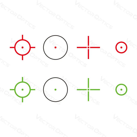 Vector Optics Omega 23x33 Four Reticle Reflex Sight viseur point rouge